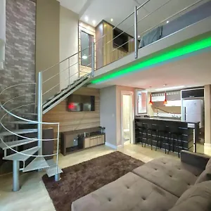 Saint Sebastian Flat 612 - Com Hidro! Ate 4 Pessoas, Duplex, No Centro Casa de Férias